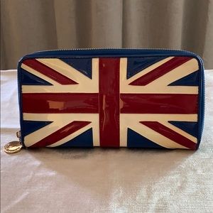 Union Jack clutch/wristlet